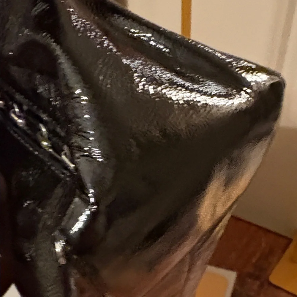 Michael Kors Sadie patent leather Black Satchel
